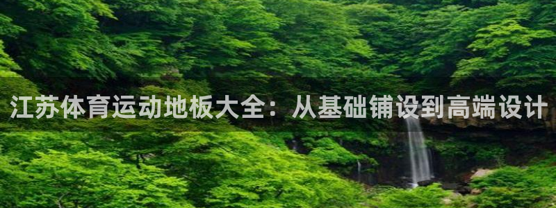 球王会体育：江苏体育运动地板大全：从基础铺设到高端设计